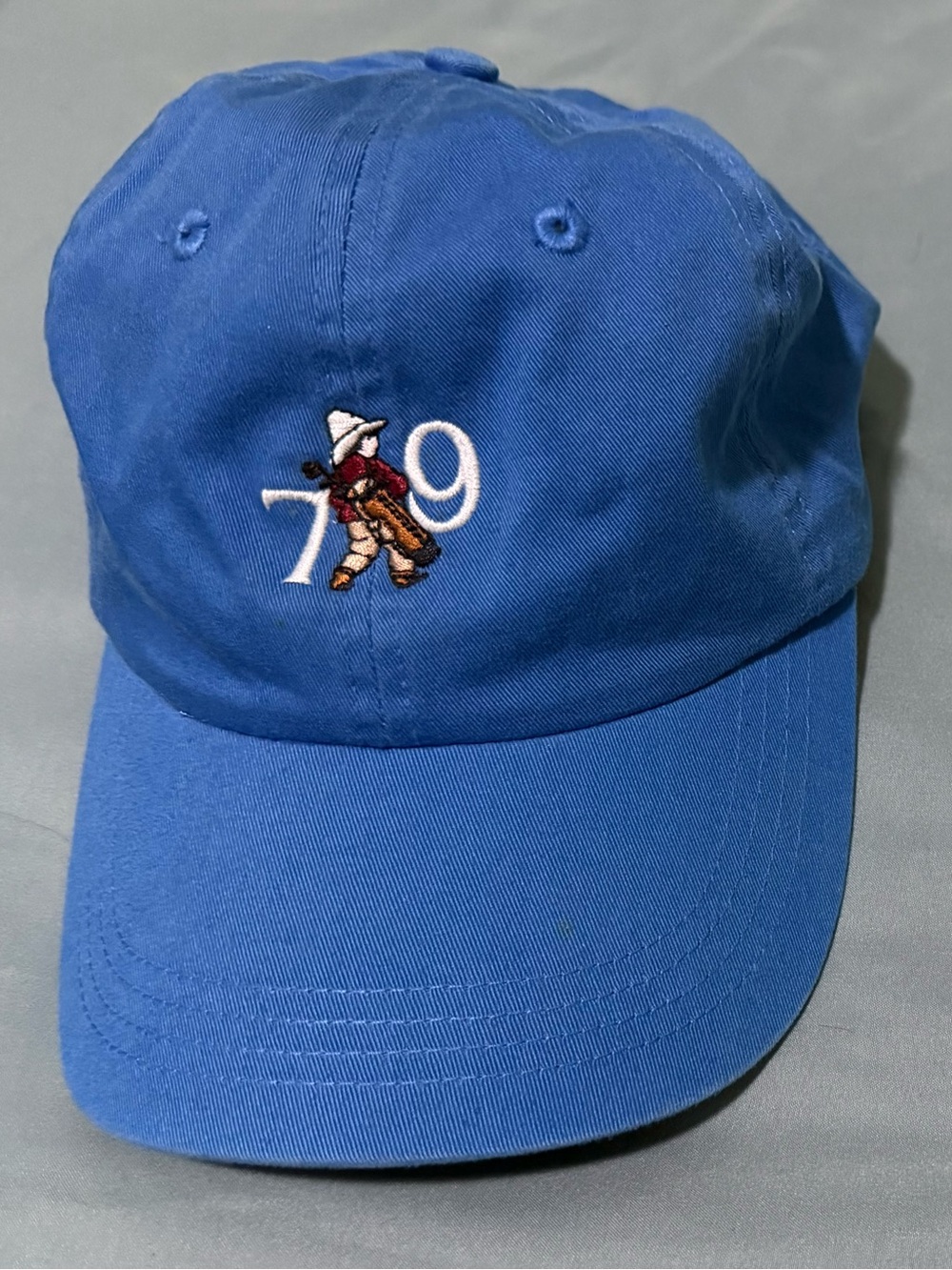 Pinehurst Members Only 1 Year Anniversary Blue Cotton Strap Back Hat